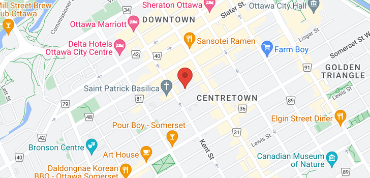 map of 237 NEPEAN STREET